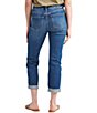 Color:Thorne Blue - Image 2 - Carter Straight Leg Girlfriend Cropped Jeans