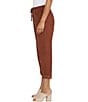 Color:Cappuccino - Image 3 - Relaxed Corduroy Straight Leg Drawstring Pants