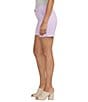 Color:Lavender - Image 3 - Stretch Twill Mid Rise Chino Shorts
