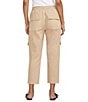Color:Humus - Image 2 - Textured Tapered Cropped Cargo Pants