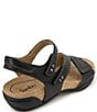 Color:Black - Image 3 - Makayla Leather Sandals