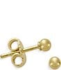 Color:14K Gold - Image 2 - Tiny Stud 14K Gold Earrings