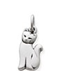 Color:Sterling Silver - Image 1 - Cat Charm