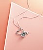 Color:Sterling Silver - Image 4 - Changeable Heart Charm Holder Necklace