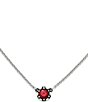 Color:Sterling Ruby - Image 1 - Cherished Birthstone Necklace with Lab-Created Ruby