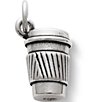 Color:Sterling Silver - Image 1 - Coffee To Go Sterling Silver Charm