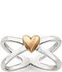 Color:Sterling Bronze - Image 1 - Cross Your Heart Ring