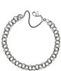 Color:Sterling Silver - Image 3 - Double Link Charm Bracelet