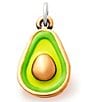 Color:Sterling Bronze - Image 1 - Enamel Avocado Charm