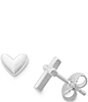 Color:Sterling Silver - Image 2 - Faith and Love Post Earrings