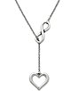 Color:Sterling Silver - Image 1 - Infinite Love Sterling Silver Necklace