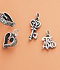 Color:Sterling Silver - Image 2 - Key to My Heart Charm