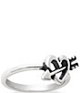 Color:Silver - Image 2 - Loves Arrow Ring