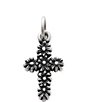 Color:Sterling Silver - Image 1 - Margarita Cross Charm