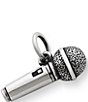 Color:Sterling Silver - Image 1 - Microphone Charm