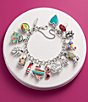 Color:Sterling Silver - Image 2 - My Love Will Never End Heart Charm