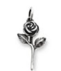 Color:Silver - Image 1 - Rose Charm