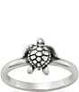 Color:Sterling Silver - Image 1 - Sea Turtle Ring