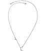 Color:Sterling Silver - Image 2 - Shoot for the Moon Necklace