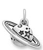 Color:Sterling Silver - Image 1 - Sterling Silver Twinkling Planet Charm
