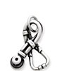 Color:Sterling Silver - Image 1 - Stethoscope Sterling Silver Charm