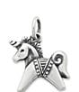 Color:Sterling Silver - Image 1 - Unicorn Charm