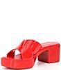 Color:Red Shiny - Image 4 - Bubblegum Jelly Platform Sandals