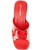 Color:Red Shiny - Image 5 - Bubblegum Jelly Platform Sandals