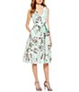 jessica howard floral print midi dress