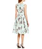 jessica howard floral print midi dress
