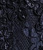 Color:Navy - Image 5 - Plus Size Soutache Mesh Chiffon 3/4 Sleeve 2-Piece Jacket Dress