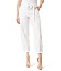 Color:White - Image 1 - Allie High Rise Belted Cargo Pants