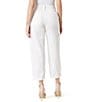 Color:White - Image 2 - Allie High Rise Belted Cargo Pants