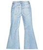 Color:Med Wash - Image 2 - Big Girls 7-16 Patch Pocket Flare Pants