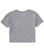 Color:Grey Heather - Image 2 - Big Girls 7-16 Short-Sleeve Good Times Graphic T-Shirt
