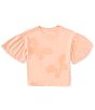 Color:Peach - Image 1 - Big Girls 7-16 Short-Sleeve Butterfly Graphic T-Shirt