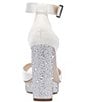 Color:White - Image 3 - Bridal Collection Everyn Platform Rhinestone Dress Sandals