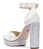 Color:White - Image 4 - Bridal Collection Everyn Platform Rhinestone Dress Sandals