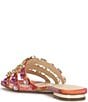 Color:Pink/Red - Image 4 - Detta Multicolor Jeweled Flats