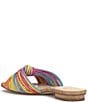 Color:Multi - Image 3 - Dydra Rainbow Knotted Strappy Slide Sandals