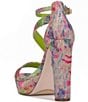 Color:Multi - Image 4 - Iley Printed Platform Sandals