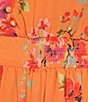 Color:Autumn Sunset - Image 3 - Plus Size Althea Floral Print Angel Sleeve Maxi Dress