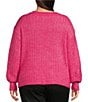 Color:Desert Rose - Image 2 - Plus Size Portia Cropped Sweater