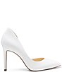 Color:White Leather - Image 2 - Prizma Leather d'Orsay Pumps