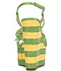 Color:Bright Green - Image 3 - Visela Flower Platform Wedge Sandals