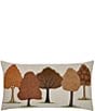 Color:Orange - Image 1 - Autumn Orchard Hand Painted Bolster Pillow