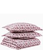 Color:Berry - Image 2 - Organic Long Staple Cotton Percale Taani Berry Duvet Cover