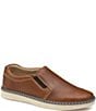 Color:Brown - Image 1 - Boys' McGuffey Leather Slip-Ons (Youth)