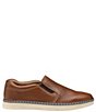 Color:Brown - Image 2 - Boys' McGuffey Leather Slip-Ons (Youth)