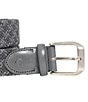 Color:Charcoal - Image 2 - Collection Men's Jameson Stretch Knit Belt